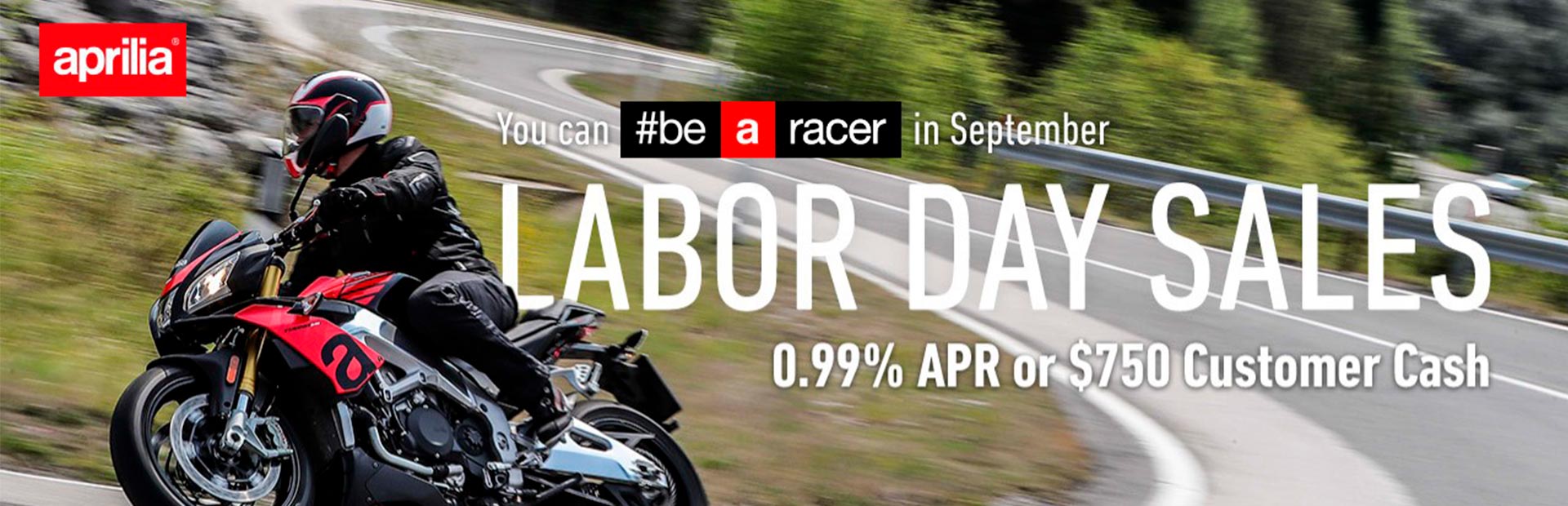 Aprilia: Labor Day Sales